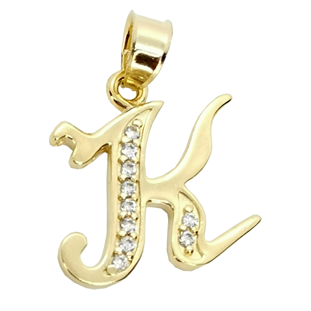 Dije Inicial "K" Oro Laminado 18k