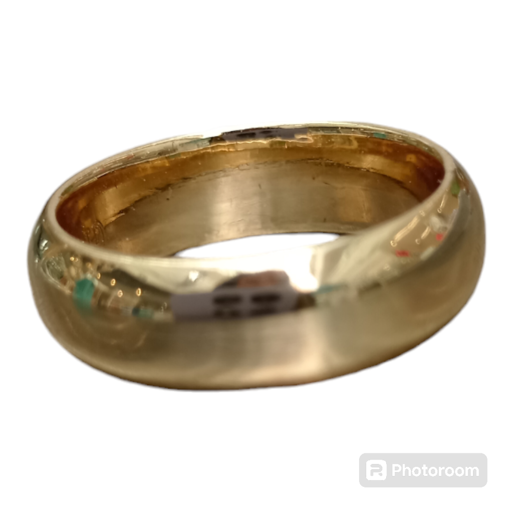 Anillo Argolla Oro Laminado