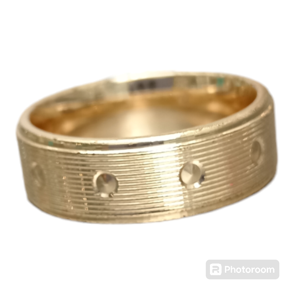 Anillo Argolla Oro Laminado