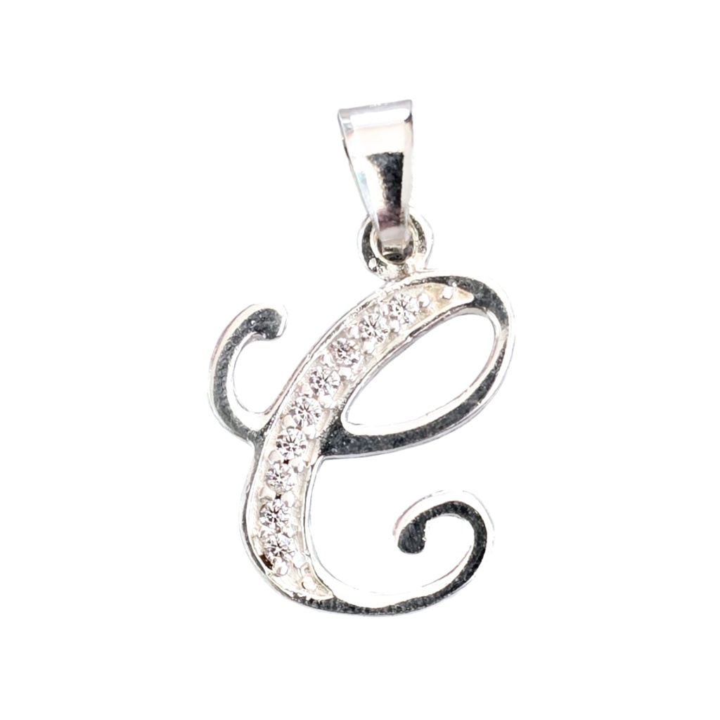 Dije Inicial "C" Plata .925