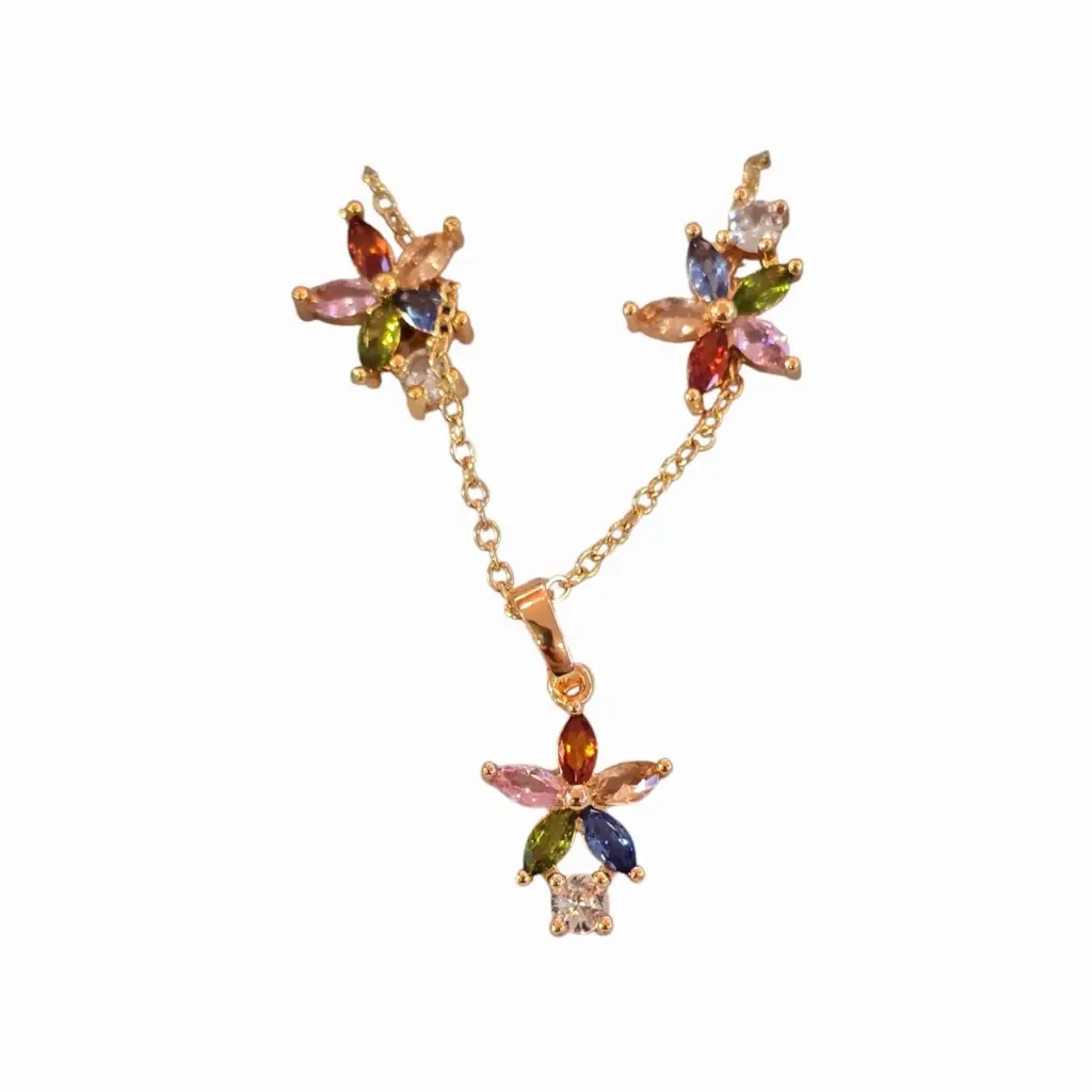 Juego 449 Flor Estrella Colores