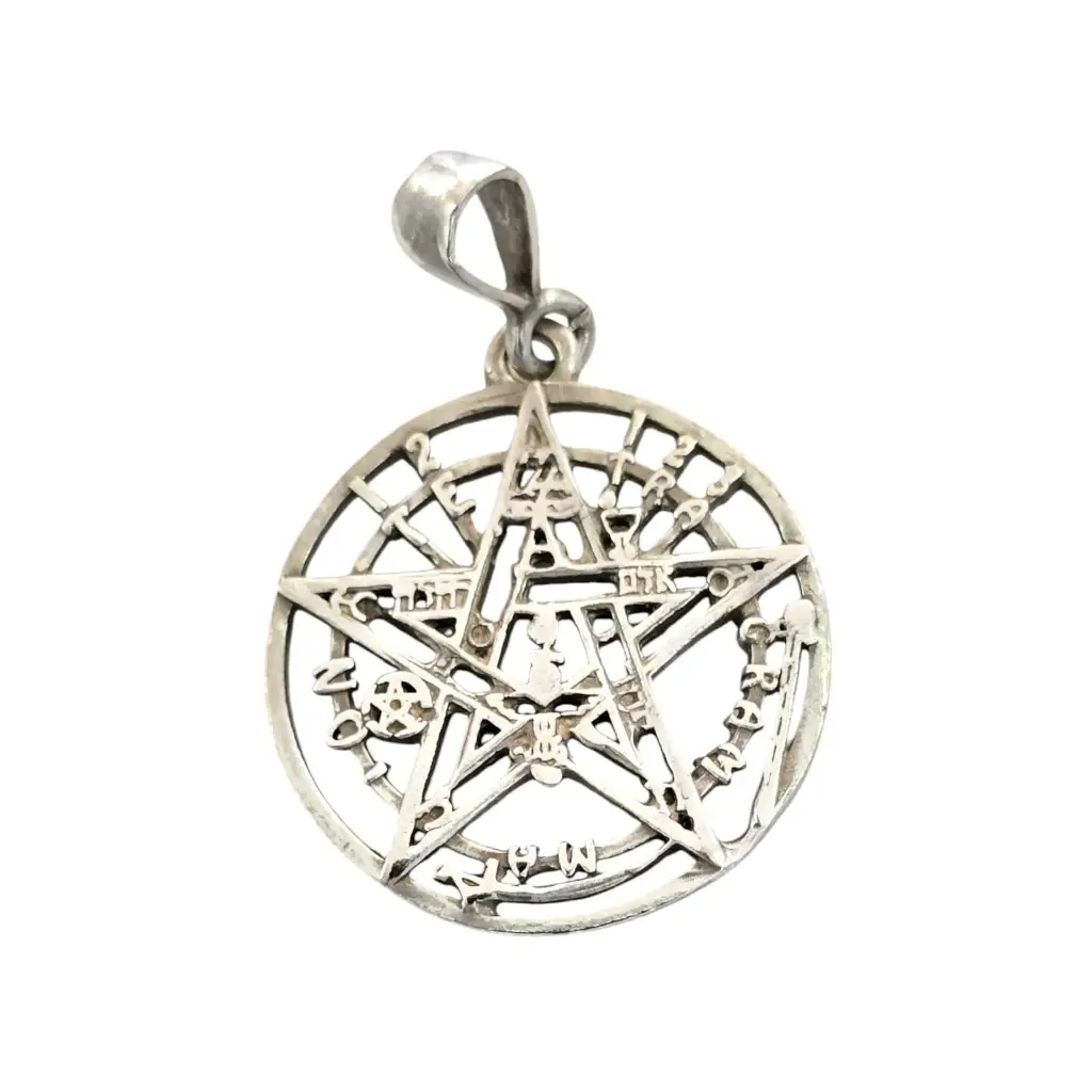 Dije 457 Plata Pentagrama