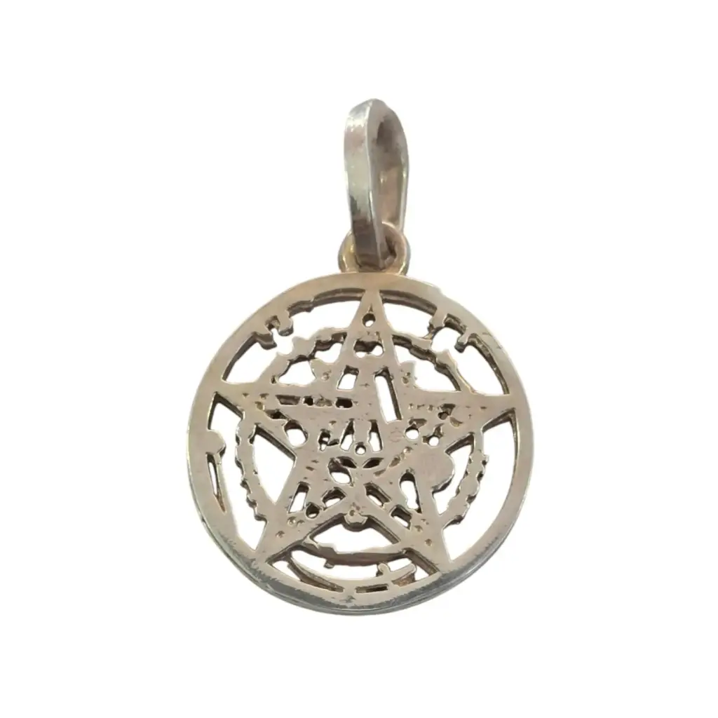 Dije 458 Plata Pentagrama