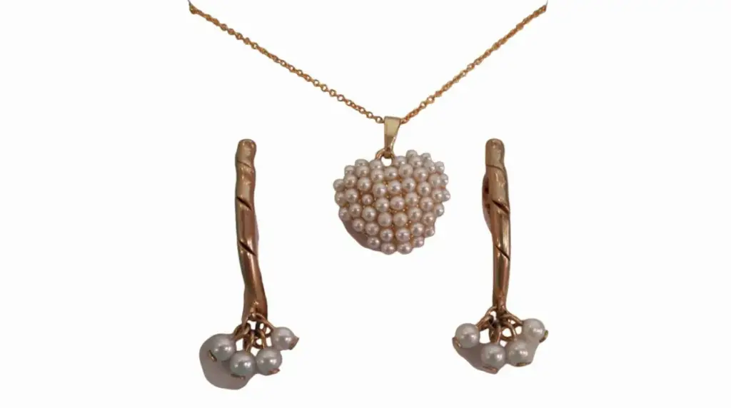 Juego 476 Corazon Perlas