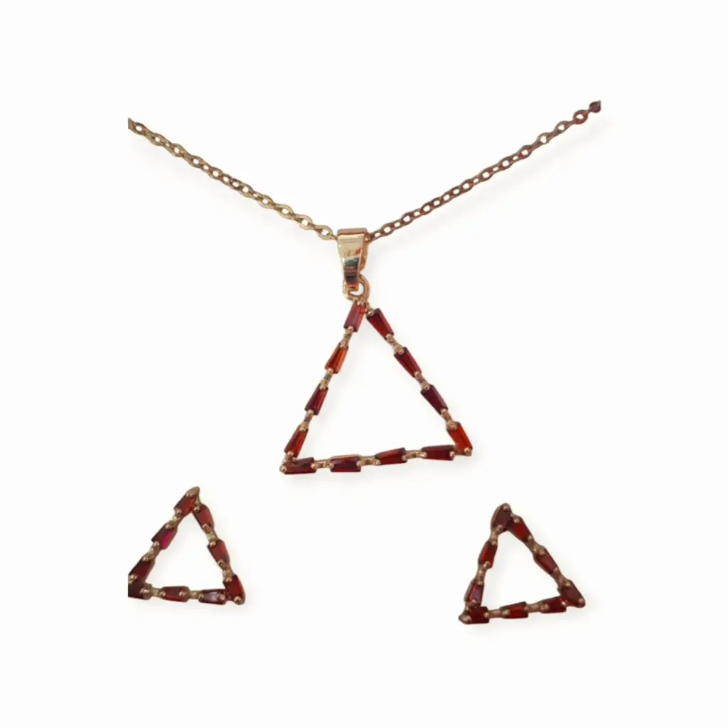 Juego 518 Triangulos Rojos