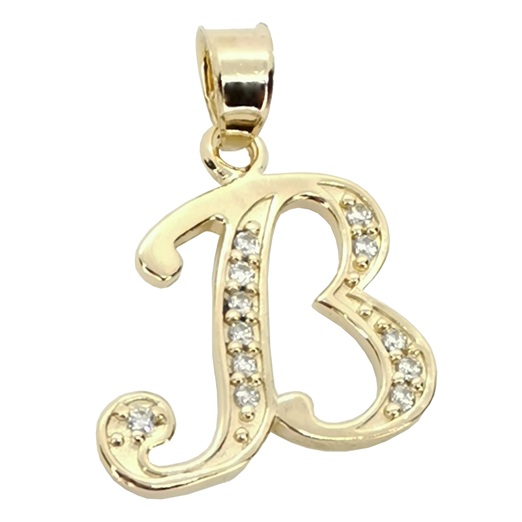Dije Inicial "B" Oro Laminado 18k