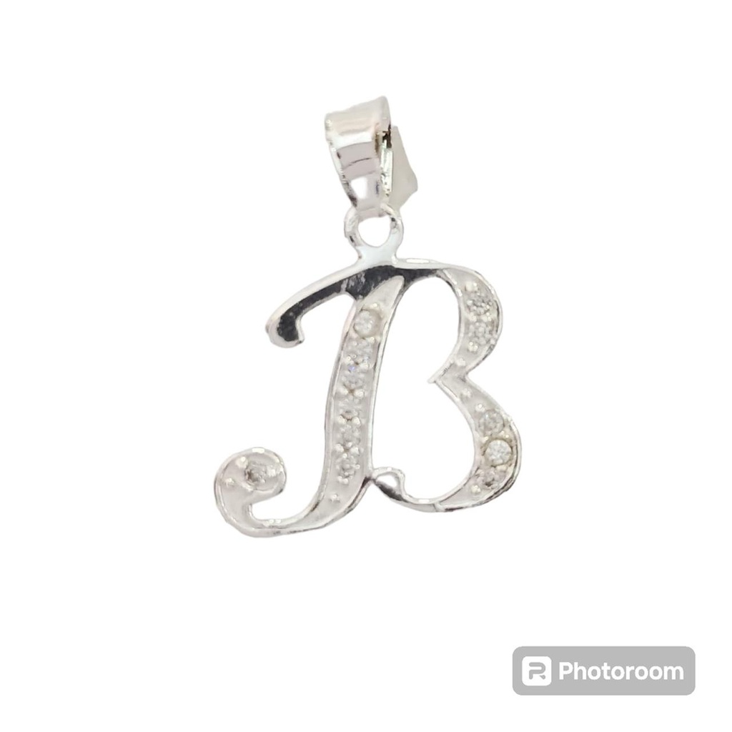 Dije Inicial "B" Plata .925