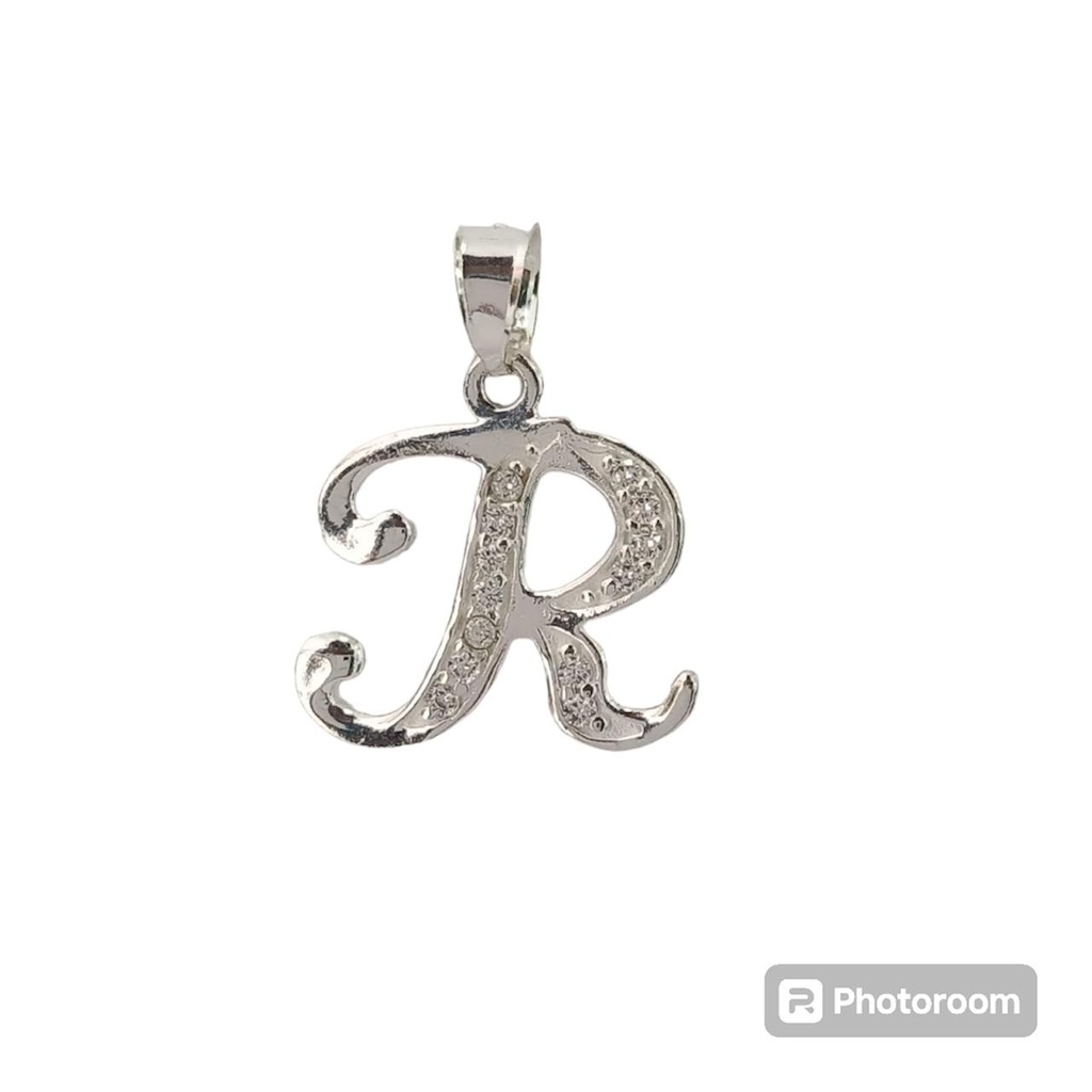 Dije Inicial "R" Plata .925