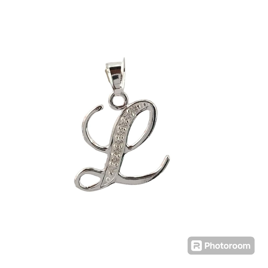 Dije Inicial "L" Plata .925