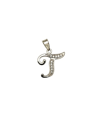 [InicialPLT] Dije Inicial "T" Plata .925