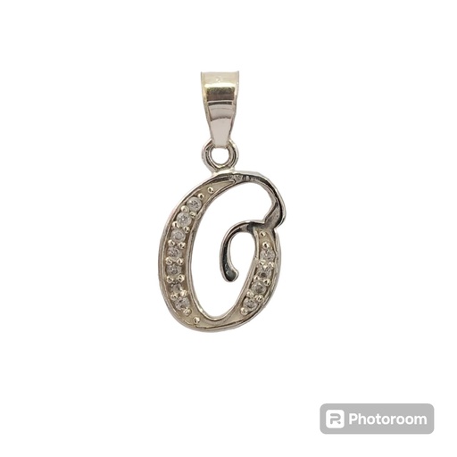 [inicialPLO] Dije Inicial "O" Plata .925