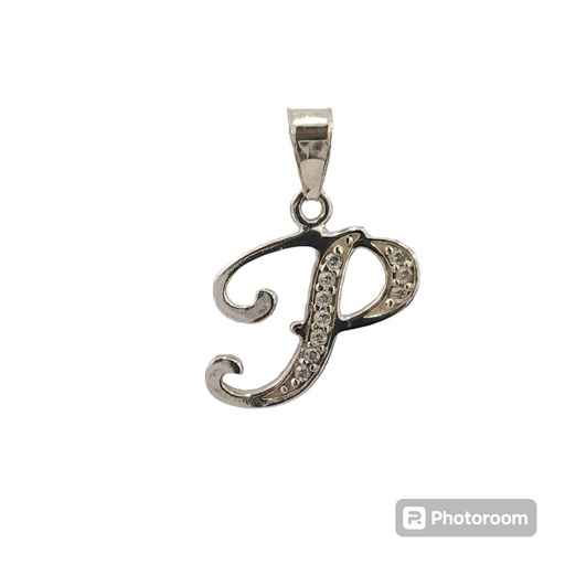 [InicialPLP] Dije Inicial "P" Plata .925