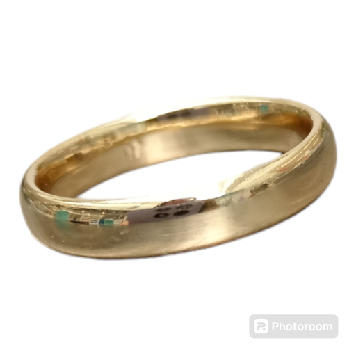 [Anillo 164] Anillo Argolla Delgada Oro Laminado