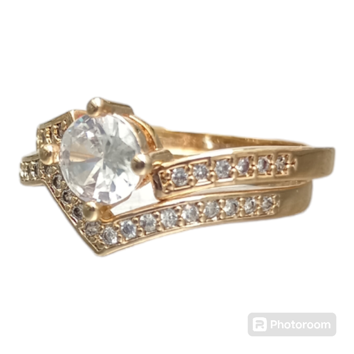 [Anillo 155] Anillo Alianza Zig Zag