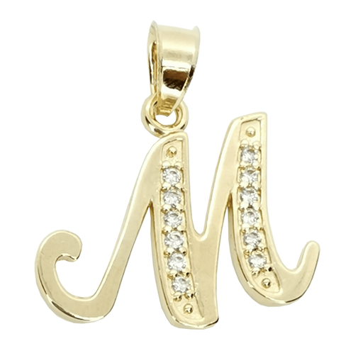 [InicialOLM] Dije Inicial "M" Oro Laminado 18k