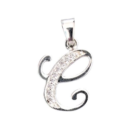 [InicialPLC] Dije Inicial "C" Plata .925