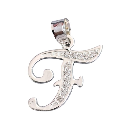 [InicialPLF] Dije Inicial "F" Plata .925