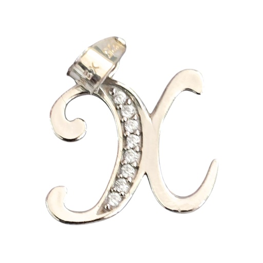 [InicialPLX] Dije Inicial "X" Plata .925