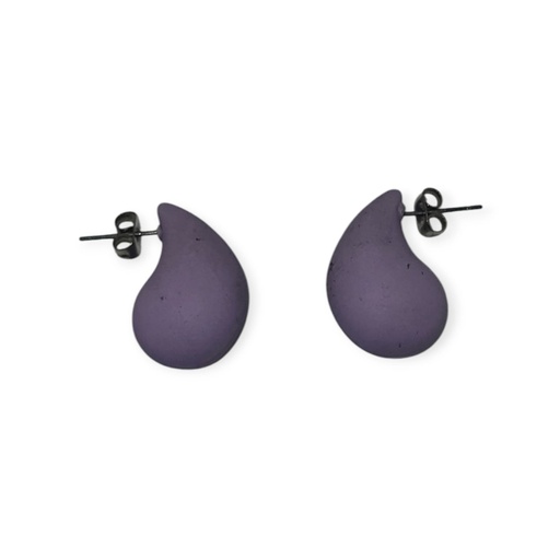 [Aretes 123] Aretes 123 Gota Lila