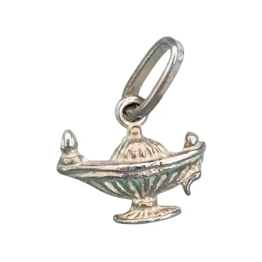 [Dije 454] Dije 454 Plata Lampara Aladin
