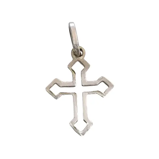 [Dije 455] Dije 455 Plata Cruz