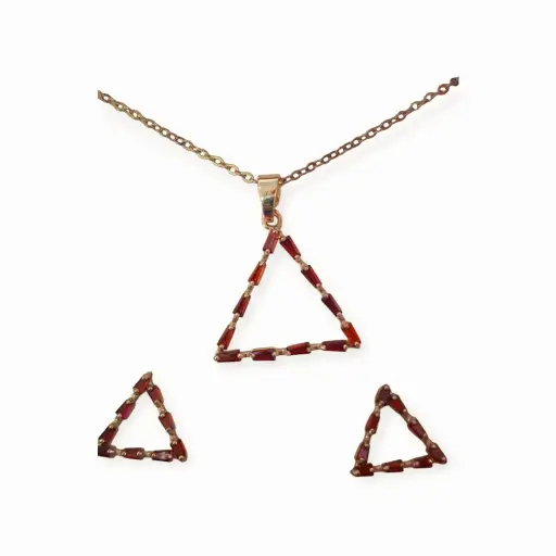 [Juego 518] Juego 518 Triangulos Rojos