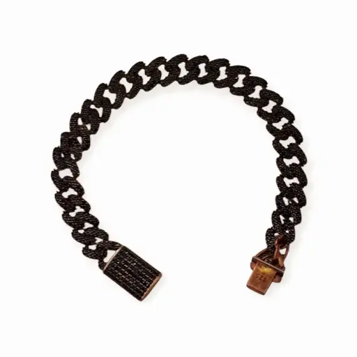 [PULSERA VIP] Pulso 566 Plata bañada en Oro con Zirconia
