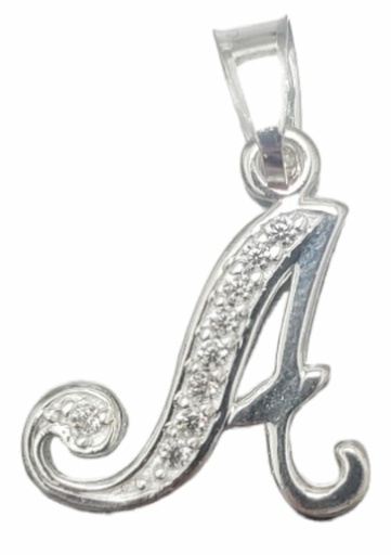 [InicialPLA] Dije Inicial "A" Plata .925