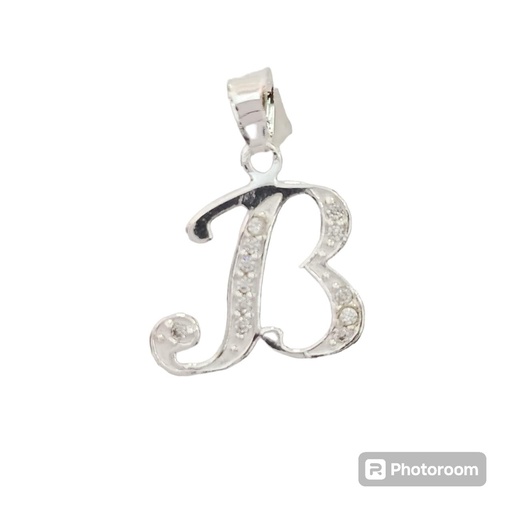 [InicialPLB] Dije Inicial "B" Plata .925