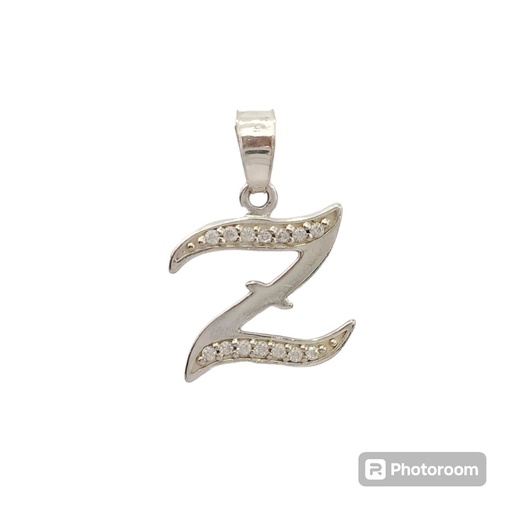 [InicialPLZ] Dije Inicial "Z" Plata .925