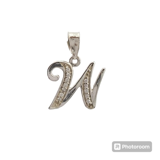 [InicialPLW] Dije Inicial "W" Plata .925