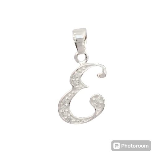 [InicialPLE] Dije Inicial "E" Plata .925