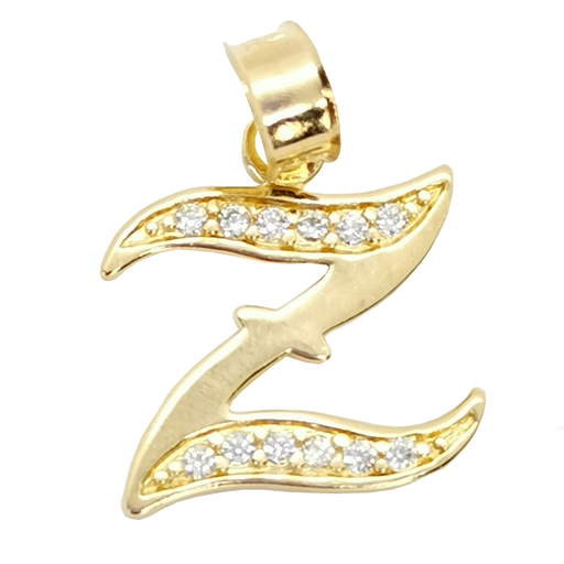 [InicialOLZ] Dije Inicial "Z" Oro Laminado 18k