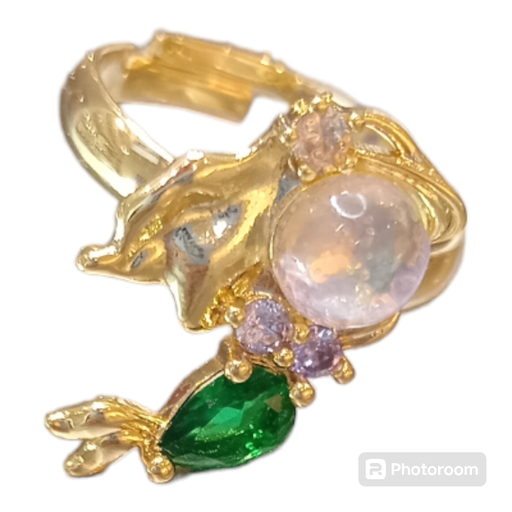 [Anillo 20] Anillo sirena verde Ajustable
