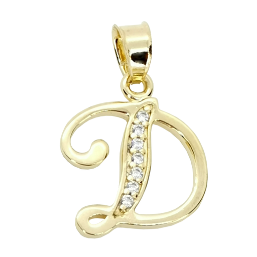 [InicialOLD] Dije Inicial "D" Oro Laminado 18k