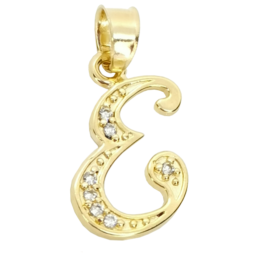 [InicialOLE] Dije Inicial "E" Oro Laminado 18k
