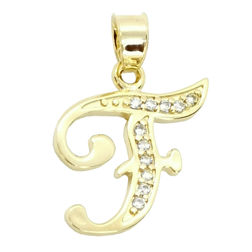 [InicialOLF] Dije Inicial "F" Oro Laminado 18k