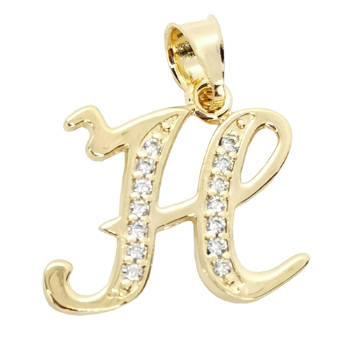 [InicialOLH] Dije Inicial "H" Oro Laminado 18k